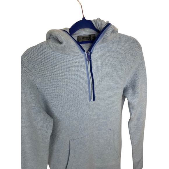 G/FORE Light Blue Hoodie Sweatshirt - Picture 2 of 6